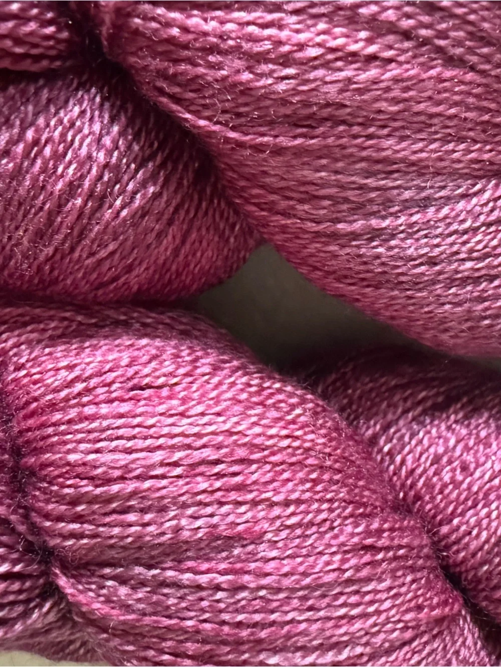 Gleem Lace Fiberspates Luxury Yarn - Deep Spiced Plum